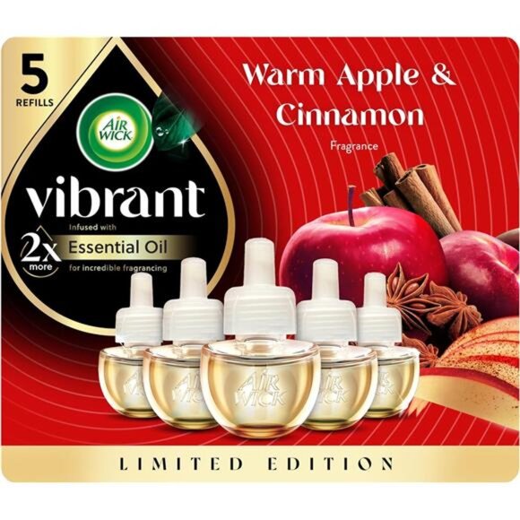Air Wick Plug In Advanced Scented Oils Refills, Apple + Cinnamon, Fall Decor - Picture 1 of 8